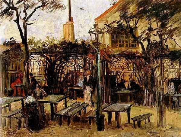 Vincent Van Gogh Terrace of a Cafe on Montmartre Germany oil painting art